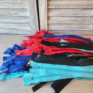 81 Zippers New YKK Zipper Pulls Sewing Upcycle Crafts